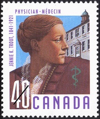 Jennie Kidd Trout - Canada Post Stamp